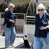 This sharp no-nonsense secretary who gave her shady boss a run for his money on hit 80s legal drama spotted in LA... who is it?