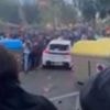 Horrifying moment car ploughs into huge crowd of fans near stadium ahead of Espanyol vs Barcelona derby clash