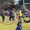 Parents' footy fight is caught on video at U10s match - and as the sad aftermath with one of their sons is revealed