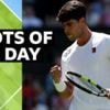 'All kinds of wizardry!' - best shots from day one of Wimbledon