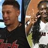 Patrick and Brittany Mahomes cheer on as Texas Tech softball wins Women's College World Series Game 2