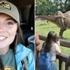 "Ich freue mich so": Video zeigt täuschend echten Besuch im "Jurassic Park"