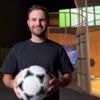Mata combines art with legends of football