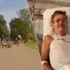 Beelden tonen hoe Europees Parlementslid Johan Van Overtveldt (N-VA) heup breekt na zware val tijdens fietstocht