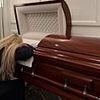 Charlie Kirk's wife Erika shares incredibly heartbreaking last moments with her slain husband as she collapses onto his casket