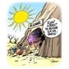Le dessin de Chaunu : en pleine canicule, les vacanciers en quête de fraîcheur