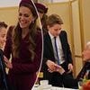 Prince George makes surprise appearance at tea party for World War II veterans - as young royal, 11, joins William and Kate for VE Day festivities