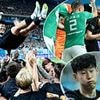 Son Heung-min breaks down in tears during emotional Tottenham send-off before team-mates launch club legend in the air following final game
