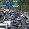 La journée de samedi classée en rouge et noir dans le sens des retours par Bison futé