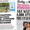 The Papers: 'Don't trust Putin' and 'Two weddings and a feud'