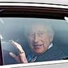 King Charles waves to royal fans as he is seen for the first time since Prince Harry's bombshell interview