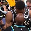 Bucks' Giannis Antetokounmpo erupts at Pacers star Tyrese Haliburton's dad after wild playoff finish in Indy