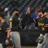 Pirates hit 2 homers off Holmes and blank Mets 4-0 to prevent 3-game sweep