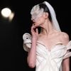 Iris Van Herpen unveils 'living' couture dress of bioluminescent algae in Paris