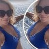 A Place In The Sun's Laura Hamilton, 43, defiantly shows off her figure in blue swimwear after hitting back at trolls insisting she is 'too old to wear a bikini'