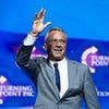 Tearful crowds at Charlie Kirk's prayer vigil go wild as RFK Jr gets standing ovation for heartfelt speech