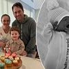 Ash Barty shows her fans the first pic of her newborn baby girl with her big brother as she celebrates a family milestone