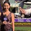 Glamorous US television presenter left in TEARS after being kicked by a horse at Ascot - as she reveals extent of foot injury