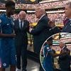 Donald Trump is SNUBBED by one Chelsea star, who dodges handshake with the US President at Club World Cup trophy presentation