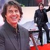 Tom Cruise cuts a dapper figure in all black as he leads the arrivals at Mission: Impossible's star-studded London premiere