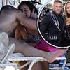 Conor McGregor is spotted with mystery woman he was caught kissing AGAIN at cosy birthday dinner - after 'liking' post condemning his antics