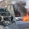 BMW brandt volledig uit in Menen: “Nog voor ik goed en wel uit mijn wagen was, sloeg er een vlam uit de motorkap”