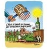 Le dessin de Chaunu. Droits de douane : les vins et spiritueux français sont aussi taxés