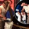JoJo Siwa and Chris Hughes pictured KISSING in a pool on romantic adults-only holiday as their relationship is finally confirmed