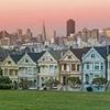 Iconic San Francisco 'Painted Lady' house's shocking drab interior revealed in public art exhibit