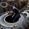 As the going gets tough in South Sudan, some artisans offer cheap footwear made from rubber tires