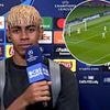 Lamine Yamal reveals whether he was shooting or not when he hit the bar against Inter Milan as Barcelona superstar is interviewed by Thierry Henry live on CBS