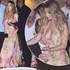 Sydney Sweeney puts on a busty display in a plunging floral dress as she joins A-list stars in Venice for Jeff Bezos and Lauren Sanchez's three-day wedding celebrations