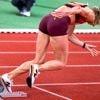 Om nóg sneller te zijn op de horden, zet Femke Bol haar beste beentje achter