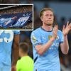 Kevin De Bruyne neemt afscheid van City-publiek, smetje op de avond is misser voor open doel van Belg