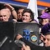 Protesters throw rocks at Argentine President Milei's convoy while he campaigns