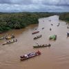 Planned water reserve intended to ease shortages in the Panama Canal fuels river protest
