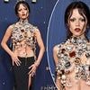 Jenna Ortega channels iconic 90s movie with VERY revealing outfit at 2025 Emmy Awards