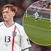 Fans heap praise on Angry Ginge's acrobatic goal-line clearance in Soccer Aid - and claim internet star is 'better' than Man United's defenders