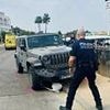 British tourist is seriously injured in crash that killed another woman after driver 'high on laughing gas' mounted kerb and ploughed into group in Spain
