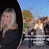 The bizarre reason brides are burying sausages the night before their wedding day