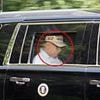 Image-conscious Donald Trump, 79, spotted wearing READING GLASSES while sat in his presidential motorcade