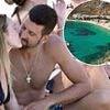 Novak Djokovic packs on the PDA with wife Jelena as duo enjoy kiss during luxury holiday - at Greek resort where champagne can cost £100,000!