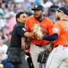 Astros reliever Neris intentionally balks to advance runner from second, then shouts at Red Sox