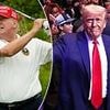 Trump golfs with college sports' most influential figures as president weighs move days after groundbreaking ruling