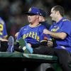 Mariners reliever Trent Thornton carted off field after injury coming off mound in 9th inning