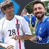Louis Tomlinson and Sam Thompson continue Soccer Aid training together after One Direction star started dating TV personality's ex Zara McDermott