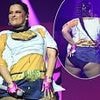 Nelly Furtado pokes fun at response to her changing shape in optical illusion 'skinny' T-shirt as she embraces her 'new silhouette' at Manchester Pride