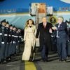 Trump flies in for a UK state visit where trade and tech talks mix with royal pomp