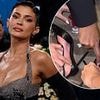 Kylie Jenner screams in pain as she get stuck in her £700 designer shoes after suffering major wardrobe mishap at the Met Gala