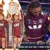 Footy star's son melts hearts as he gives State of Origin its cutest moment on live TV